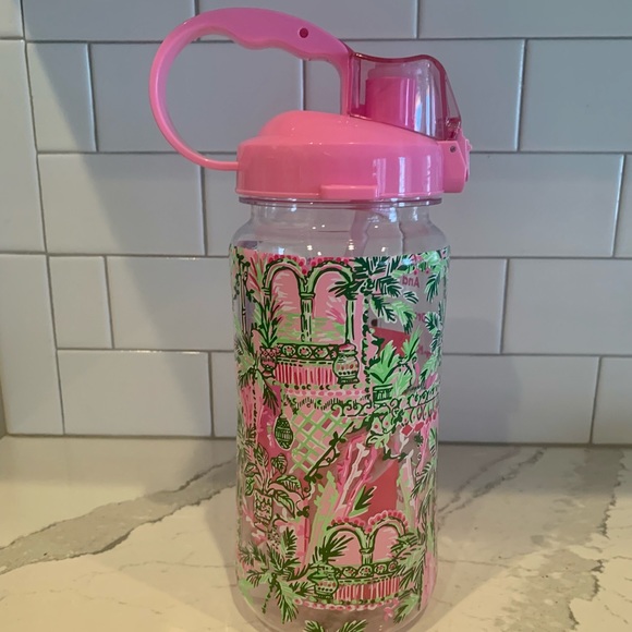 Lilly Pulitzer GWP Water Bottle in Mandevilla Baby Always Worth It- NEW - Picture 8 of 16